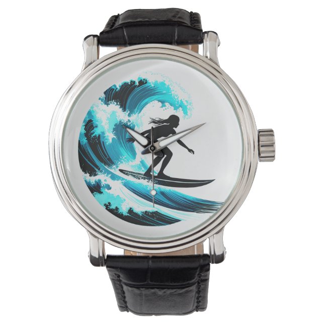 surfing horloge (Voorkant)
