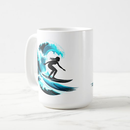 surfing koffiemok (Voorkant links)