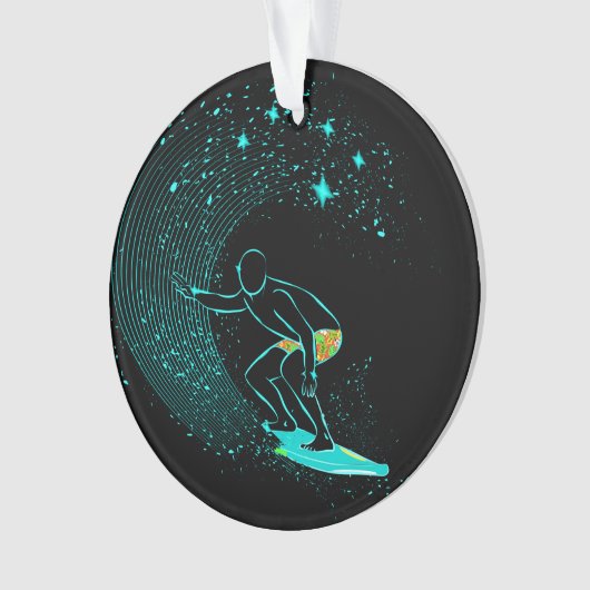 Surfing Medal Ornament tweede versie (voorkant)