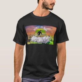 Surfing nas Nuvens BD T-shirt
