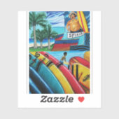 Surfing Pegatina Sticker (Vel)