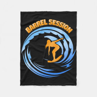 Surfing Rrel Wave Tubing West Coast Socal Norcal S Fleece Deken