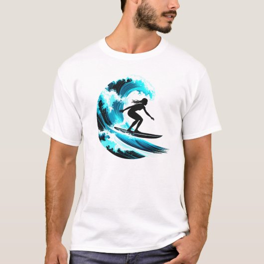 surfing t-shirt (Voorkant)