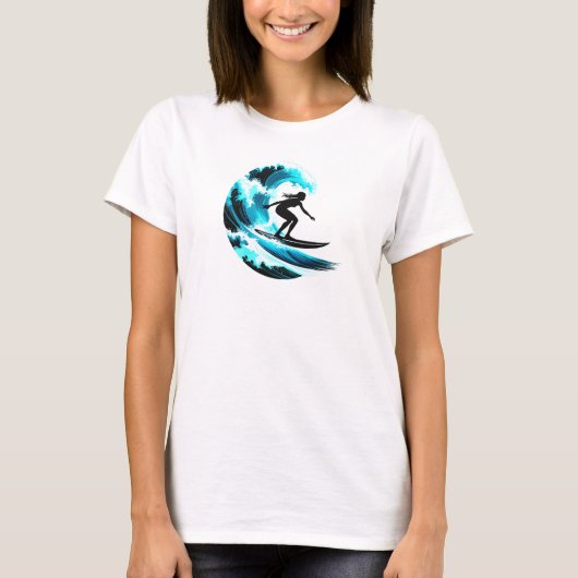 surfing t-shirt (Voorkant)