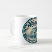 Surfing the Wedge - Tasse à café (Devant gauche)