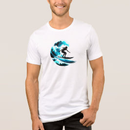 surfing Tri-Blend shirt