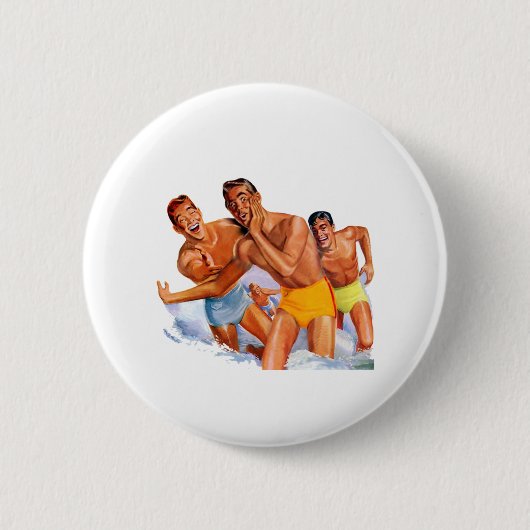 Surfjongens Ronde Button 5,7 Cm (Voorkant)