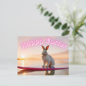 Surfkonijn Briefkaart (Staand voorkant)
