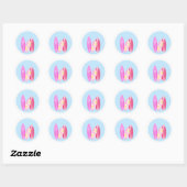 Surfmeisje Sticker (Vel)