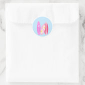 Surfmeisje Sticker (Tas)