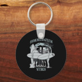 Surfmonsters Clic Halloween Vibes Graphic Sleutelhanger (Voorkant)