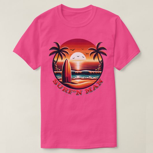 Surfn Man TShirt (Design devant)