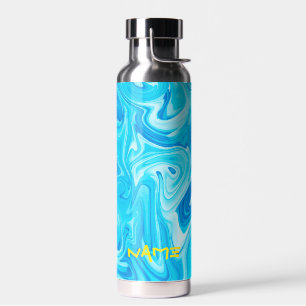 SurfNAAM Blue Ocean Abstract Art Paint Beach Waterfles