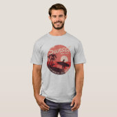 Surfparadijszonsondergang T-shirt (Voorkant volledig)
