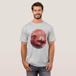 Surfparadijszonsondergang T-shirt