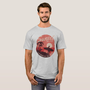 Surfparadijszonsondergang T-shirt