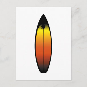 Surfplank Briefkaart
