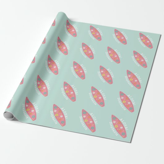 Surfplank Cadeaupapier (Uitgerold)
