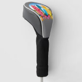 Surfplank Strand Golfheadcover (Schuin)