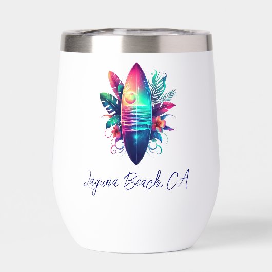 Surfplank Tropical Beach- (Achterkant)