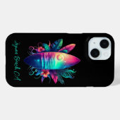 Surfplank Tropical Beach- Case-Mate iPhone Case (Achterkant (horizontaal))