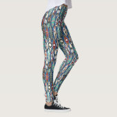 surfplanken blauw leggings (Rechts)