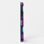 Surfplanken op donkerblauwe kleurige surfer Case-Mate iPhone case (Achterkant/links)