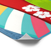Surfplanken Poster (Hoek)