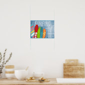 Surfplanken Poster (Keuken)
