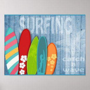 Surfplanken Poster