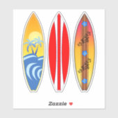 surfplanken sticker (Vel)