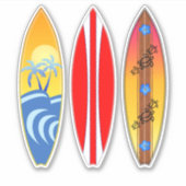 surfplanken sticker (Voorkant)