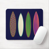 Surfplanken / surfstijl muismat (Met muis)