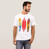  surfplanken t-shirt (Voorkant volledig)