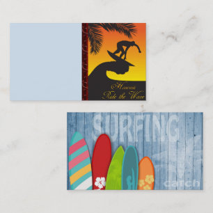 Surfplanken Visitekaartje