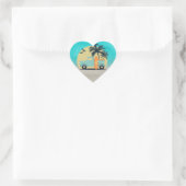 Surfred Retro Hart Sticker (Tas)