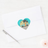 Surfred Retro Hart Sticker (Envelop)