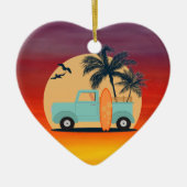 Surfred Retro Keramisch Ornament (Voorkant)