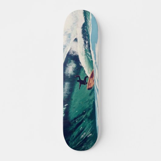 Surfred Surfer Ocean Beach Schaats Board Skateboard (Voorkant)