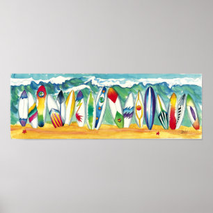 Surfred USA print poster