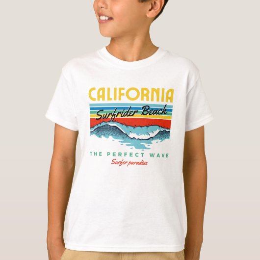 Surfrider Beach California Cute Gift T-shirt (Voorkant)