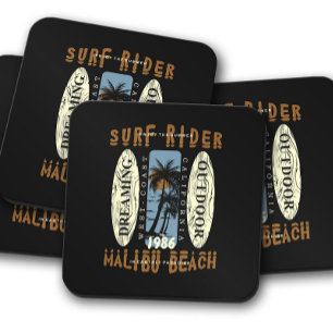 Surfrider Malibu Beach Set Onderzetter surfplank