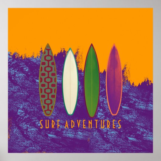 surfs aventures, décoration de plage (Devant)