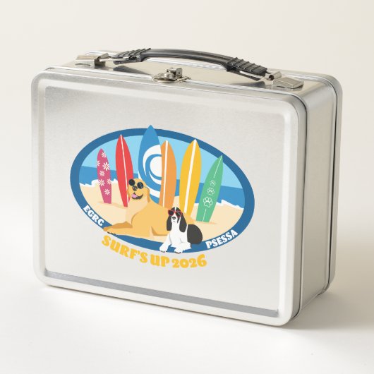 Surfs Up 2026 Metal Lunch Box (Voorkant)