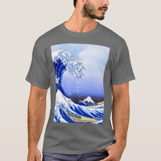 Surfs Up Great Wave Hokusai T-shirt