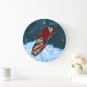 Surf's Up Large Clock Grote Klok (Huis)