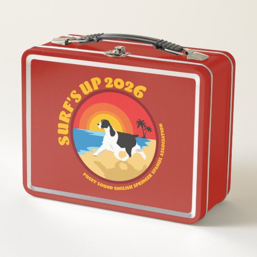 Surfs Up Metal Lunch Box ESS (Voorkant)