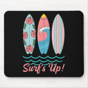 Surf's Up Mopshoutboard Zomer Strand Hawaï Golf Muismat