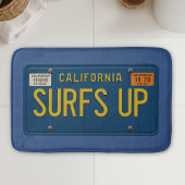 Surfs Up Retro 1969 Californisch Kenteken Surf Badmat