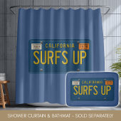 Surfs Up Retro 1969 Californisch Kenteken Surf Badmat